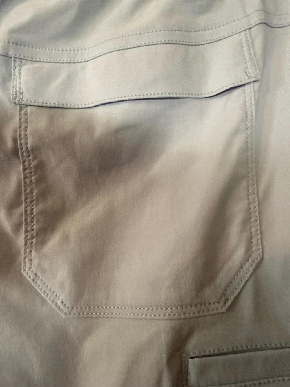 Duluth Trading Co Shorts Womens Size 8 Blue Dry On The Fly 10" Cargo Short - Picture 4 of 8